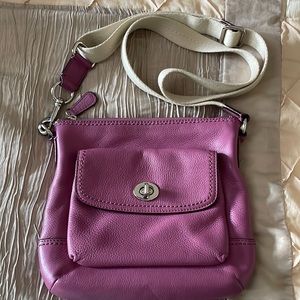 Coach leather crossbody